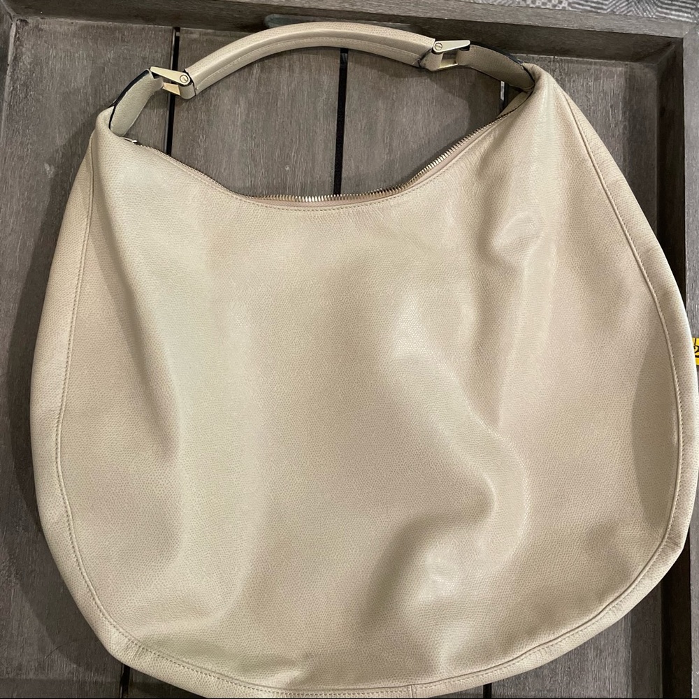 Valextra Large Crescent Hobo Bag
